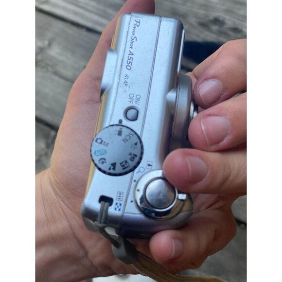 Canon PowerShot A550 Digital Camera UNTESTED 7.1MP 4x Optical Zoom - Picture 5 of 9